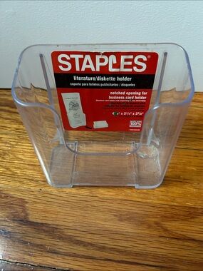 Staple Clear Acrylic Countertop Literature Holder